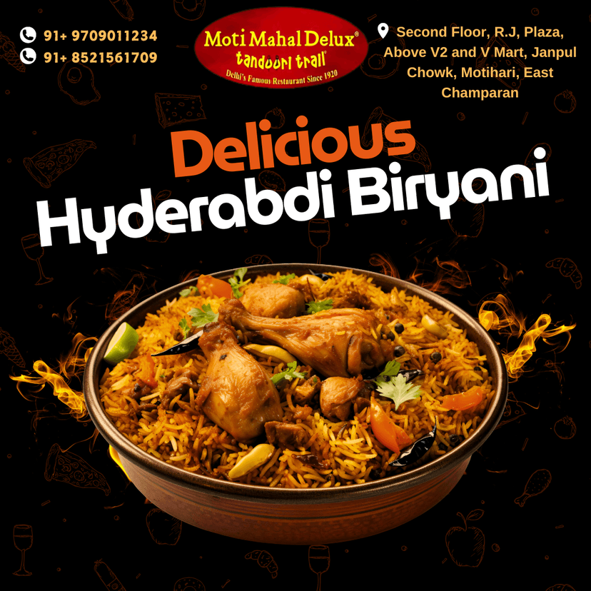 Moti Mahal Delux Motihari Branch Advertisement