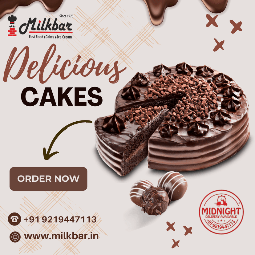 MilkBar Midnight Cake Delivery Social Media Ad